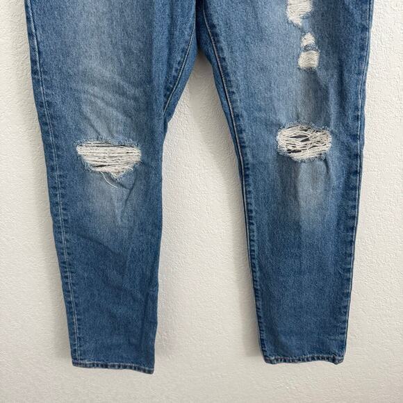 Levi's 501 Original High-Rise Straight Denim Jeans Oxnard Athens Crown Blue 25 - Picture 7 of 12
